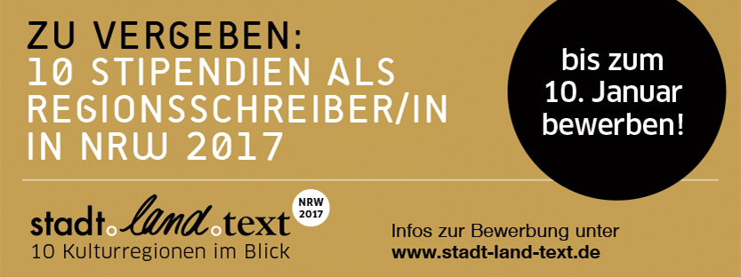 Ausschreibung Literaturstipendium